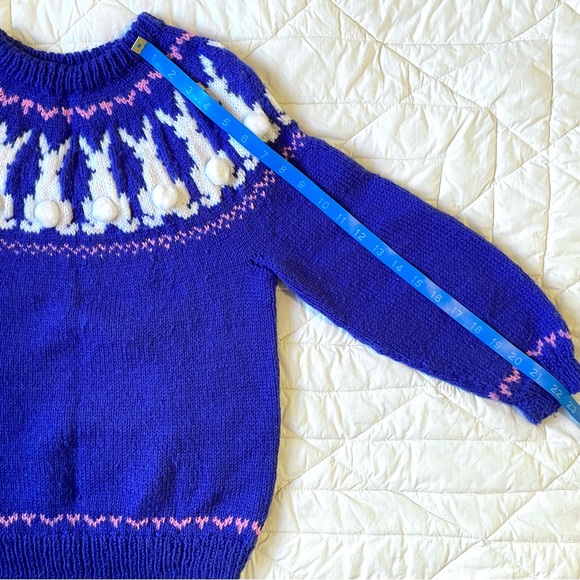 Vintage Handmade Bunny Sweater - Picture 5 of 6
